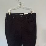 Sonoma NWT  Women's Black Pants Straight Leg Mid Rise Plus Size 16 Cotton Blend Photo 2
