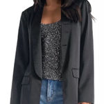 Elan  Lightweight Black Shawl Collar
Blazer (Size Medium) Photo 0