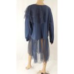 Lane Bryant Knit Top Sweatshirt with Mesh Detail, Plus Size 26/28 New w/Tag Photo 3