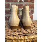 Vintage Womens Circle S Cream Beige Leather Chelsea Boots Fall 6.5 Photo 8