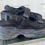 ZARA Black Platform Sandals Sz 39 - US 8.5 Photo 2