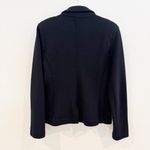 Whistles Womens Slim Knit Blazer Jacket Navy‎ Blue Office Work Business Size 10 Photo 9