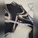 Forever 21  Black Marble Print Mini Dress Large Photo 11