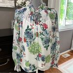 Loft Floral Sheer Blouse Size S Photo 1