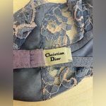 Christian Dior  Intimates Purple Lace Underwire Bra Bead Accent; size 36C Photo 5