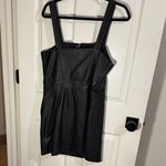 Wild Fable  Black Faux Leather Dress Photo 4