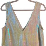 Free People Intimately‎  Cream Pearl Embellished Sequin Shift Slip Dress XS Photo 7
