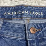 American Eagle  Womens Tomgirl Short Blue Denim Shorts Distressed Ripped size 10 Photo 3