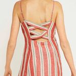 Urban Outfitters uo striped ladder back linen mini dress Photo 1