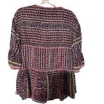 Maeve  Anthropologie Women's Size SP Lilyana Tiered Boho Tunic‎ Blouse Top Silk Photo 6