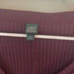 Wild Fable Berry Oversized Ribbed Top Photo 3