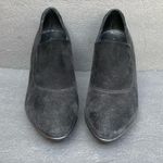 Aquatalia Black Suede Nubuck Heels Italy 10 Photo 2