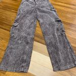 BDG Urban Outfitters Corduroy Pants Womens Size 0 Cargo Stripe Utility High Rise Photo 2