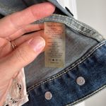 Two by Vince Camuto Denim Best with Knit Back Panel Photo 4