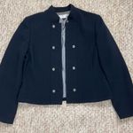 Tahari  Blazer Jacket Size 14 Polyester Button Detail Career Office Military Photo 9