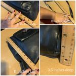 Coach  “KRISTIN” BLACK LEATHER 14783 SHOULDER BAG Photo 11