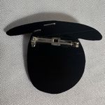 Unique Dog Pin Brooch Vintage Mutli Texture Piece Black Photo 3