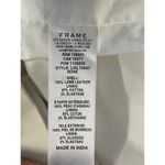 frame denim Nina Puff Sleeve Leather Mini Dress Bone Womens Size Large Photo 8