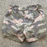 Aerie Womens High Waist Camouflage Shorts - Green and Pink Size XS Photo 2