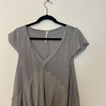 Free People Mary Anne Tiered Brown Tunic Tee Size XS Photo 3