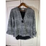 Parsley & Sage Jacket Womens Medium Artsy Blazer‎ Lagenlook Funky Office Church Black Photo 1