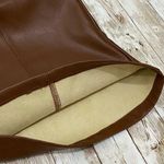 Anthropologie Avec Les Filles Davina Brown Faux Leather Culottes Size S Photo 8