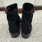 Stuart Weitzman  Black Easy On Reserve 5050 Suede Boots Pull On Boots 7.5 EUC Photo 4