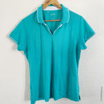Adidas Women's Teal Short Sleeve Polo Photo 0