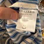 Mr. Larkin Blue & White Striped Deadstock Cotton Midi Skirt – Size M Size M Photo 5