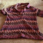 Trina Turk  colorful blouse M Photo 1