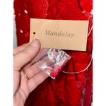 NWT Mandalay Red Sequin High Low Maxi Mermaid Gown Evening Formal Dress Womens 8 Photo 12