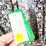 NWT Boden Floral Long Sleeve Open Back Crop Top 10 Tan Photo 6