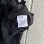 Milly  Black Lace Sheer Drawstring Pull On Pants Shorts Lining Size P (XS) Photo 8