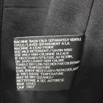 DKNY  Black fitted trench coat with interior red Trim. Pockets. Size Medium. Photo 10