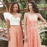 Amur Lucy Pleated Cut Out Strappy Maxi Dress Size 8 Photo 3