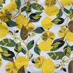 Boden Danby Pull On Trouser Pants in Lemon Tree Print | US 2R Yellow Size 2 Photo 4