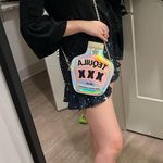 Boutique tequilla holographic crossbody bag silver Photo 2