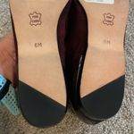 Enzo Angiolini NWOT- Enzo Angliolini Liberty Burgundy Suede & Black Patent Detail Loafer Flats Photo 6