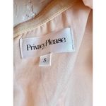 Privacy Please Square Neck Crop Top With Tie Back Ribbon Milkmaid Women's Small Photo 4