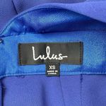 NWT Lulus Idina Backless Bodycon Midi Dress In Royal Blue Size Extra Small Photo 6