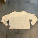 Aerie “Dreamers Cafe” Long Sleeve T-Shirt in Vintage Vanilla Photo 2