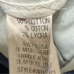 Theory Bricker Indigo Blue Chambray Wide Leg Trouser Pants Size 10 Made in USA Photo 4