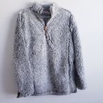 Pink Lily  Sherpa Quarter Zip Closure Pullover Jacket Photo 1