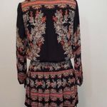 Free People Revolve Moonlight Drive Dress S  Black Smock Long Sleeve Tassel Boho Photo 12