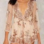 Reverse Sequin Romper NWT Photo 0