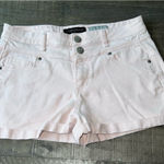 Aeropostale  Women's Pink High Waisted Double Button denim‎ shorts size 10 Photo 0