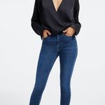 Good American GOOD AMERICAN SATIN WRAP TOP Size Small New with Tags Photo 2