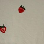 Old Navy White T-Shirt with Strawberry Print Photo 1