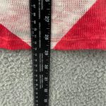 Diosa Pink White Women M Chevron Long Sleeve Light Weight Top Photo 4