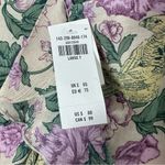 Abercrombie & Fitch  Crinkle Ruched Floral Midi Skirt Size Large Tall NWT Photo 4